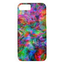 Intense Psychedelic Bright Colour Swirl