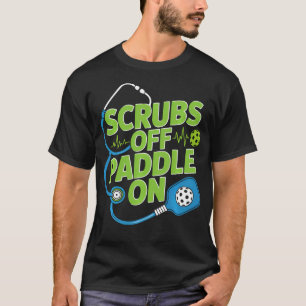 Intensive Care Unit Nurse Paddle Sport Pickleball T-Shirt