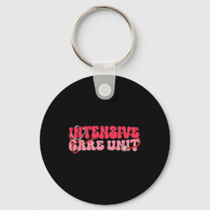 Intensive Care Unit Valentine Er Ed Nurse Surgical Keychain