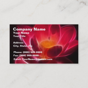 Intensive Lotus Flower Business Card