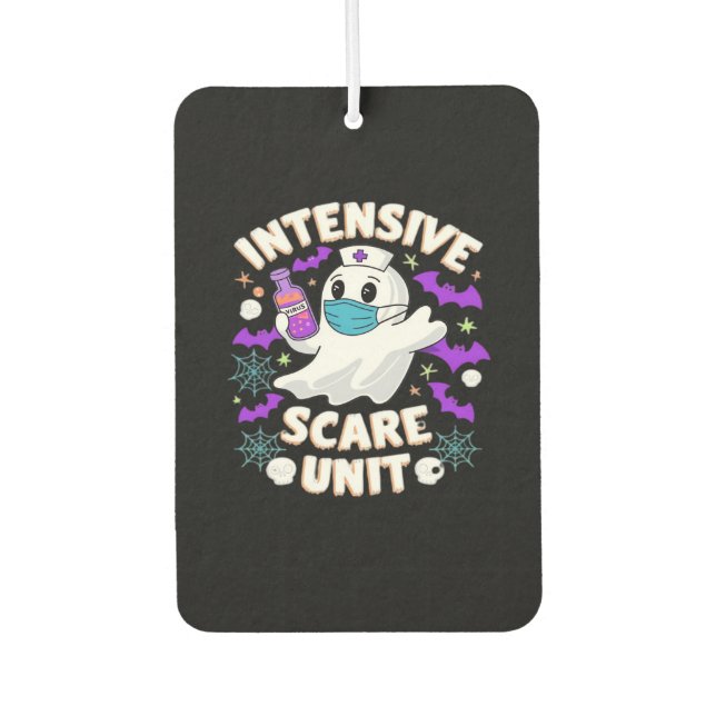 Intensive Scare Unit Nurse Halloween ICU Nurse Ess Air Freshener (Front)
