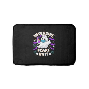 Intensive Scare Unit Nurse Halloween ICU Nurse Ess Bath Mat