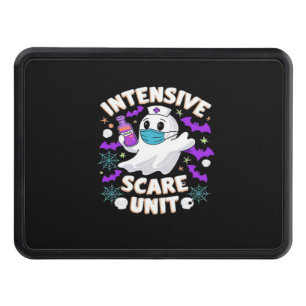 Intensive Scare Unit Nurse Halloween ICU Nurse Ess Trailer Hitch Cover