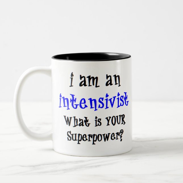 intensivist Two-Tone coffee mug (Left)