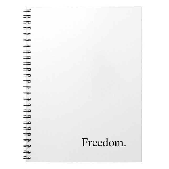 Intention "Freedom" Notebook (Front)