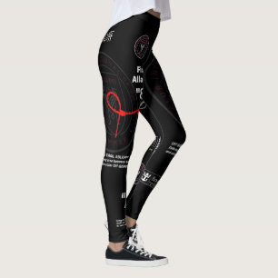 Inter Miami LAKED black color emblem leggings