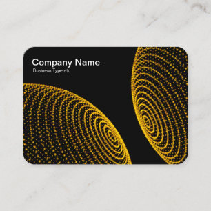 Interacted Spheres - Amber lights Business Card