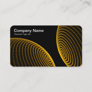 Interacted Spheres - Amber lights Business Card