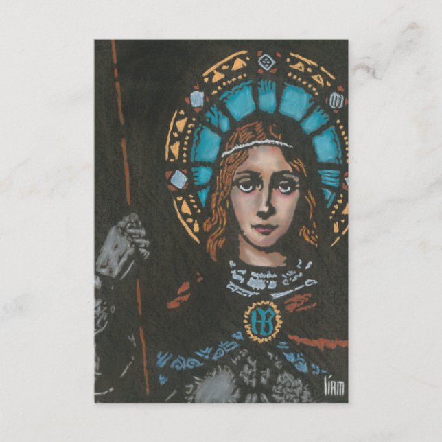 Intercession of Joan of Arc Prayer Card (Front)