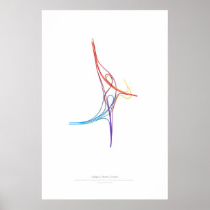 Interchange Choreography: Calgary, AB, CA Poster
