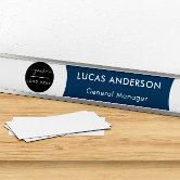 Changeable Office Door Signs Wall Sliding Nameplates • Lindo Signage