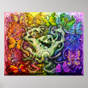 Interconnected Ghostly Magic Poster