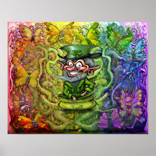 Interconnected St. Patrick's Rainbow Magic Poster