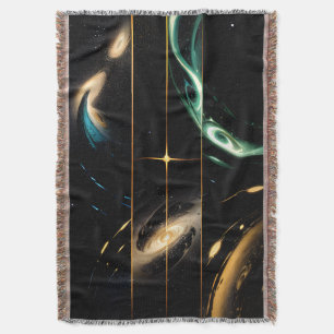 Interconnected Universes Throw Blanket