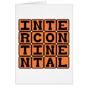 Intercontinental, International