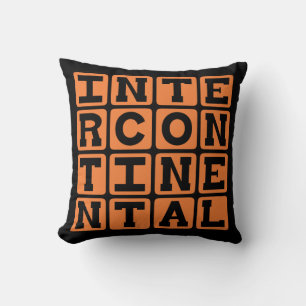 Intercontinental, International Throw Pillow