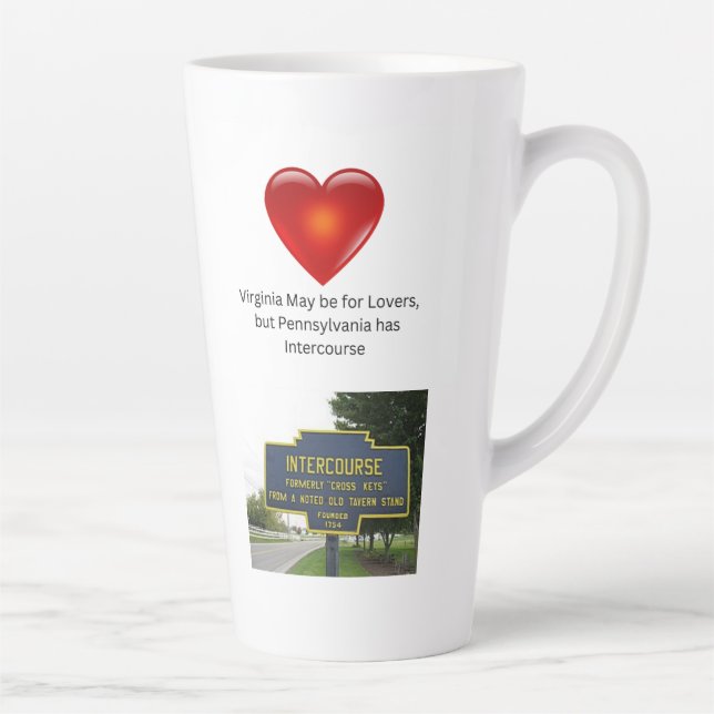 Intercourse Latte Mug (Right)