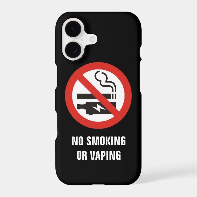 Interdiction de fumer ou de vapoter (Verso)
