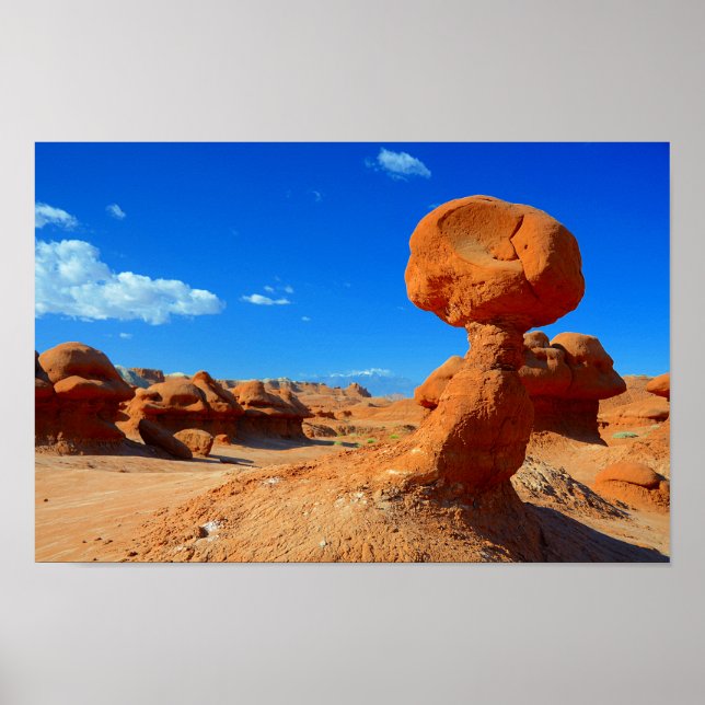 Interesting Desert Rock Formations Poster (Front)