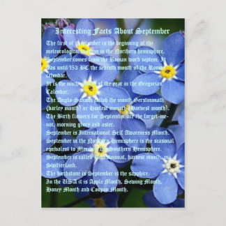 Interesting Facts About September Postcard