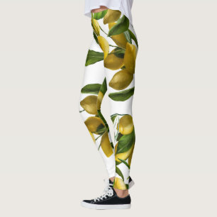 Interesting lemon leggings