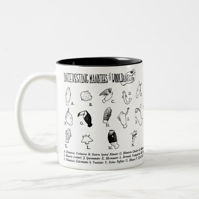 Interesting Manatees mug (Left)
