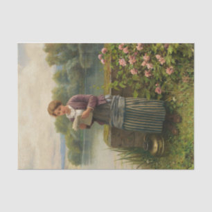 Interesting News by Daniel Ridgway Knight Tissue Paper