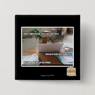 Interesting sites 2 inch square button