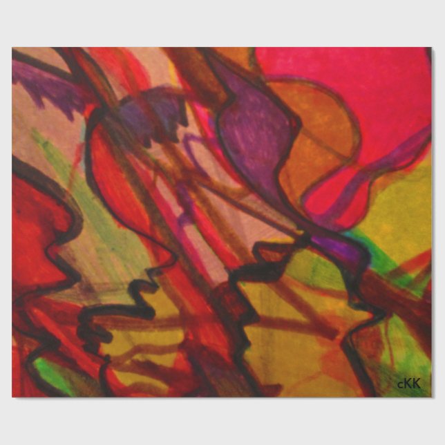 Interesting Wrapping Paper (Flat)