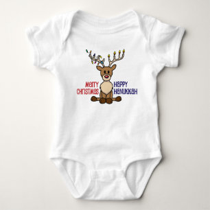Interfaith Hanukkah/Christmas Outfit Baby Bodysuit