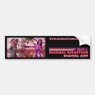 Intergalactic Conflict bumper sticker