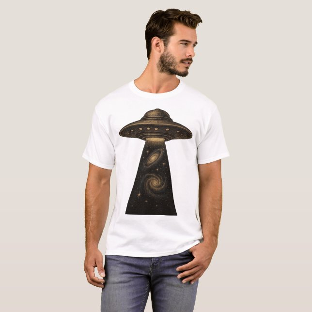 INTERGALACTIC SIGNAL – We Were Never Alone T-Shirt (Front Full)