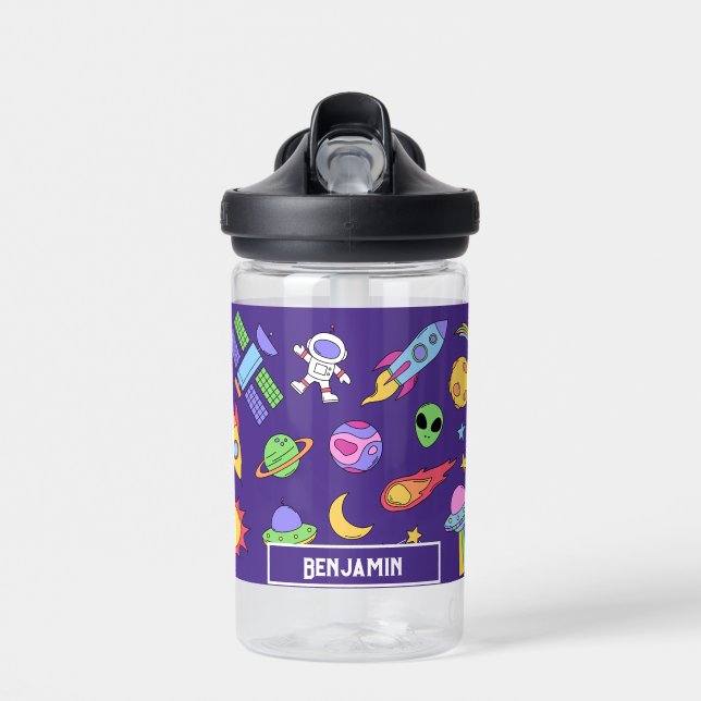 Intergalactic Space Odyssey Water Bottle (Front)