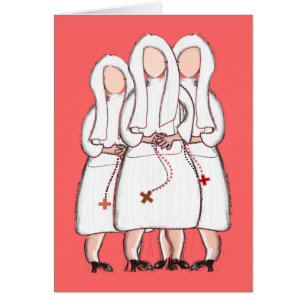 Intérieur Carte-Vide d'art de nonne de Jeanne