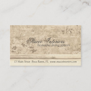 Intérieur   Cartes de visite de design extérieur
