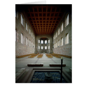 Intérieur de la basilique, début 4ème siècle après