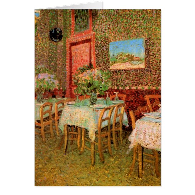 Intérieur d'un restaurant par Vincent van Gogh (Devant)