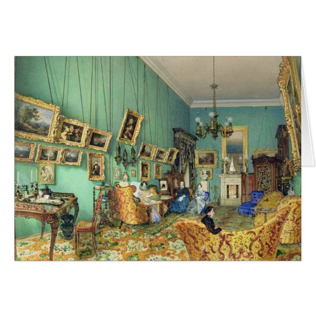 Intérieur d'un salon, 1847 (Devant horizontal)