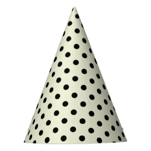 Intérieur Lime sur Chapeau de Fête à pois noirs