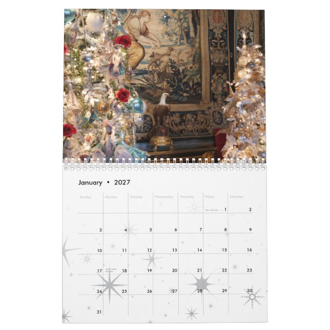 Intérieurs et calendrier royaux de décors (Jan 2027)