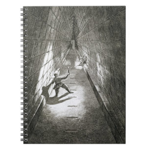 Interior Ascent of a Pyramid, c.1780 (engraving) Notebook