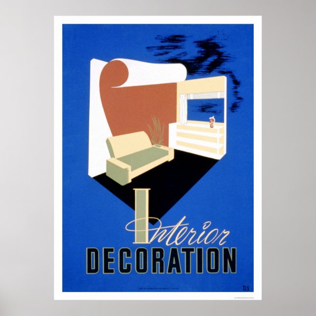 Interior Decoration 1940 WPA (Front)