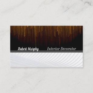 Interior Decorator   Abstract Backgrounds Business Card