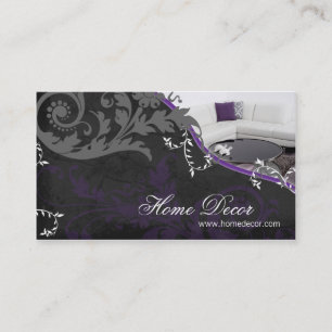 Interior Decorator Business Card - Sophisticated
