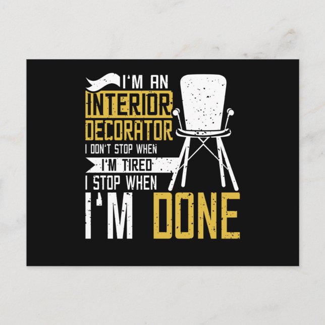 Interior Decorator Postcard (Front)