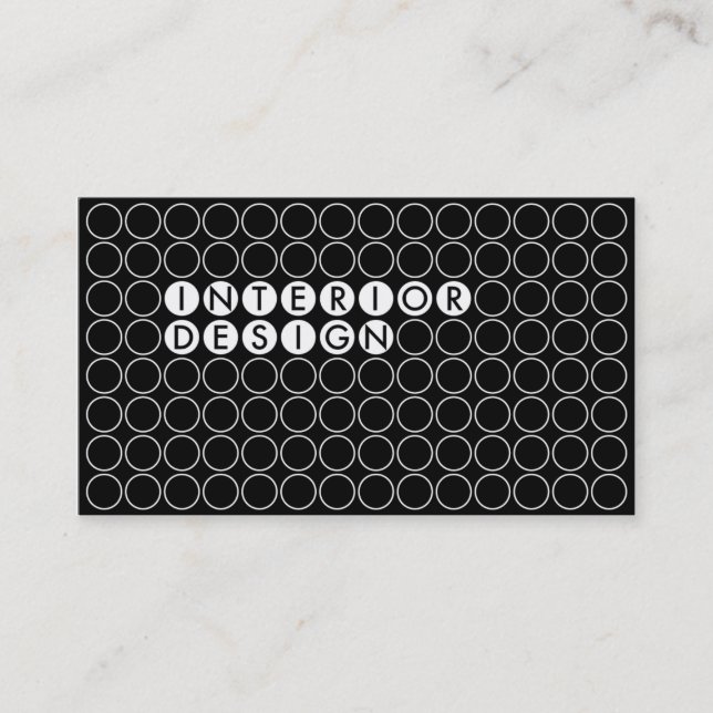 INTERIOR DESIGN BUSINESS CARD (Front)