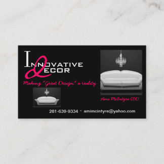 Interior Design Business Card
