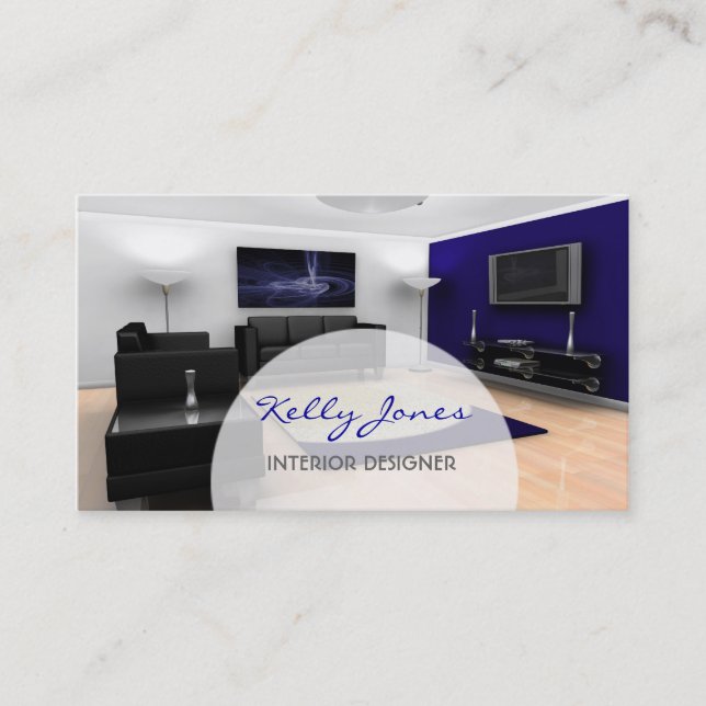 Interior Design Business Card (Front)