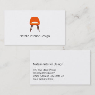 Interior Design Professional Business Cards