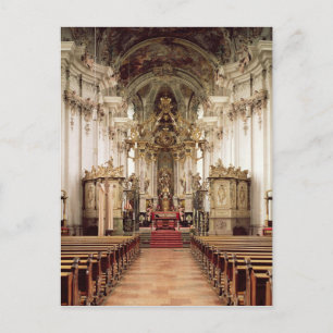 Interior, designed by Balthasar Neumann  1734-54 Postcard